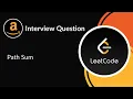 Path Sum Amazon Interview Question Tree LeetCode 112 C