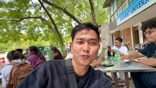COBAIN JAJAN DI KANTIN KAMPUS INDIA!TERNYATA GINI ISI NYA,SUASANANYA ASIK BANYAK MAHASISWA🤩