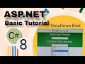 Databind asp net Dropdownlist with Data from the database Static Binding and Dynamic Binding