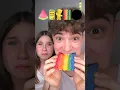 Giant Sour Gummy Challenge with My Sister