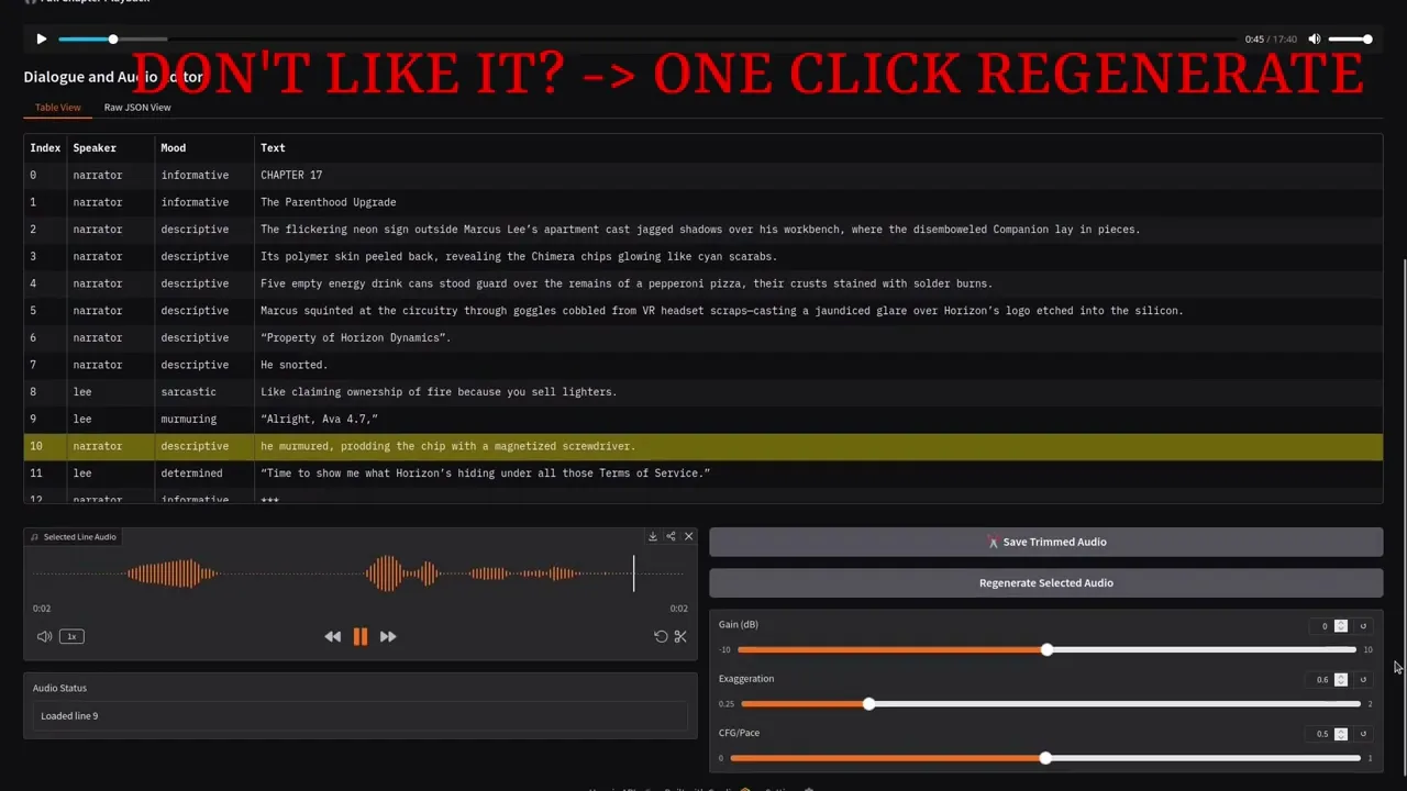 Watch AudioBook Director in action