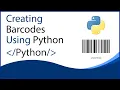 Creating Barcodes Using Python ean13
