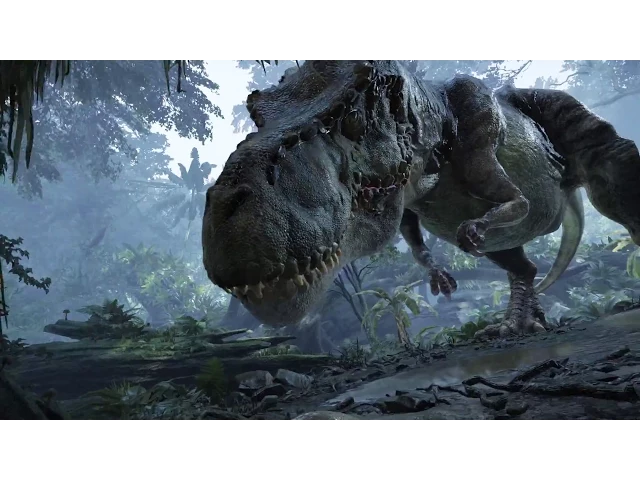 Crytek's Back to Dinosaur Island VR Demo (Direct Feed)