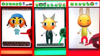 Compilation🏥Animal hospital roblox Characters and nomalies 🖤Secret Agent 📷Liz 🐭Ratthew...