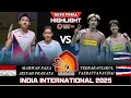 MARWAN/PRANATA (INA) vs TEERARATSAKUL/TAERATTANACHAI (THA)[XD]SF  India International 2025 Badminton