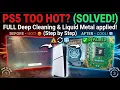 How to Fix PS5 Overheating Display Error FIX Full Teardown Cleaning Liquid Metal Application