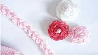 Download Super Easy Woolen Flower Making For Beginners-Hand Embroidery Trick MP3