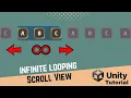 Infinite looping Scroll View Scroll Rect Unity Beginner Tutorial