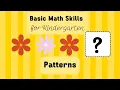 Patterns for Kids Kindergarten Math Learning