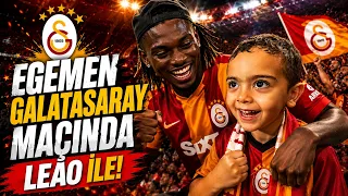 Egemen İlk Kez Tribünde Leao ile! Galatasaray Maç Günü 🟡🔴