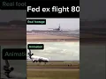 Download Lagu FedEx flight 80 real crash footage vs animation #dc10 #aviation #fyp#fedex#shorts#planecrash#planes