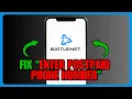 How To Fix Please Enter A Postpaid Phone Number In Battle Net UPDATED 2026