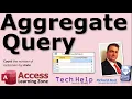 Aggregate Query in Microsoft Access to Show Customer Count by State Totals Group By