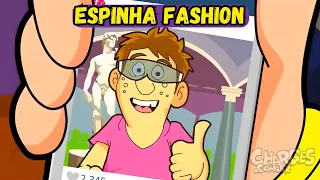 Espinha viralizou | Charges de Humor
