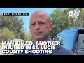 St Lucie County sheriff updates on deadly shooting investigation