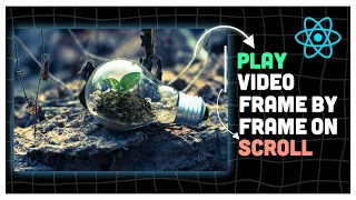 How to play a on scroll frame by frame React js and GSAP
