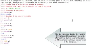 Python Tutorial 2021 - Lesson 6 Comments and types