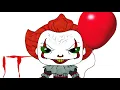 IT Pennywise Drawing and Coloring