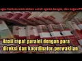 Lagu Hasil rapat paralel dengan para direksi dan koordinator perwakilan