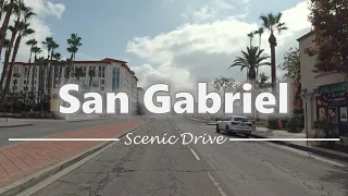 Driving in Downtown San Gabriel California - 4K60fps
