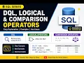 DQL Logical Comparison Operators in SQL Complete Explanation with Examples SQL Tutorial