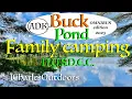 Adirondack Camping BUCK POND NYSDEC CAMPGROUND Omnibus 2025 Tent camping E-Z UP Camping Cube 6 4