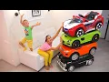 Download Lagu Magic Little Driver ride on Toy Cars and Transform car for kids