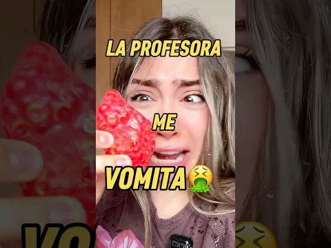 DETRÁS DE ESCENA me vomitó la profesora JAJAJ