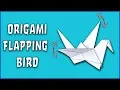 How To Make an Origami Flapping Bird - EASY step by step