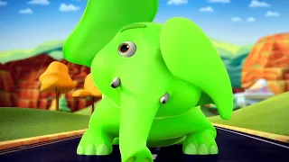 Ek Mota Hathi ||एक मोटा हाथ|| Hindi Rhymes for Kids||NooNoo Kids