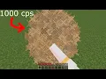 what 1000 cps gets you in Minecraft