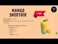 Technical Lift Gym Fit Cafe Menu - Beverage