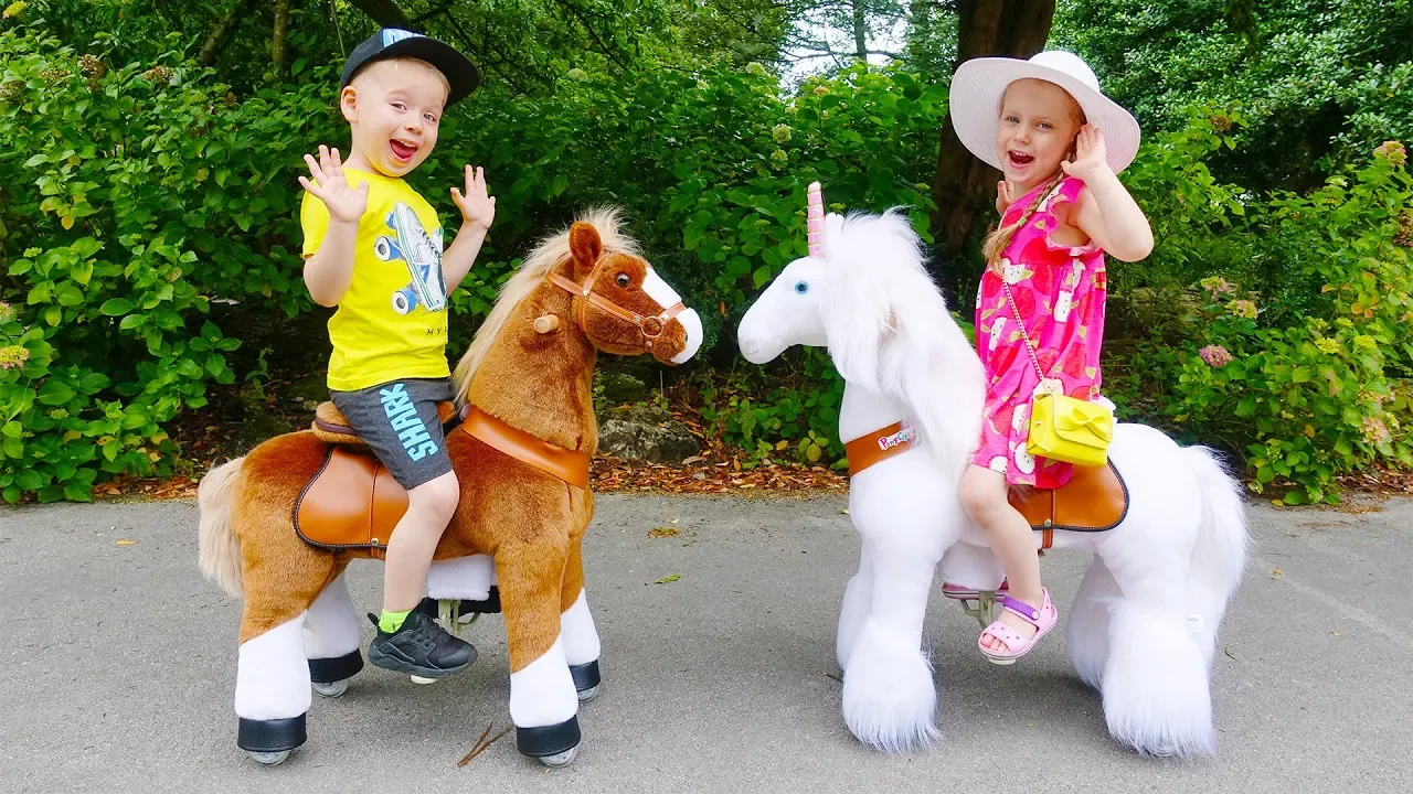 Gaby and Alex Ride on Horse Toy