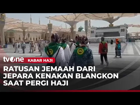 Unik, Rombongan Jemaah Haji Gunakan Blangkon