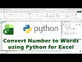 How to Convert Numbers to Words in Excel Using Python