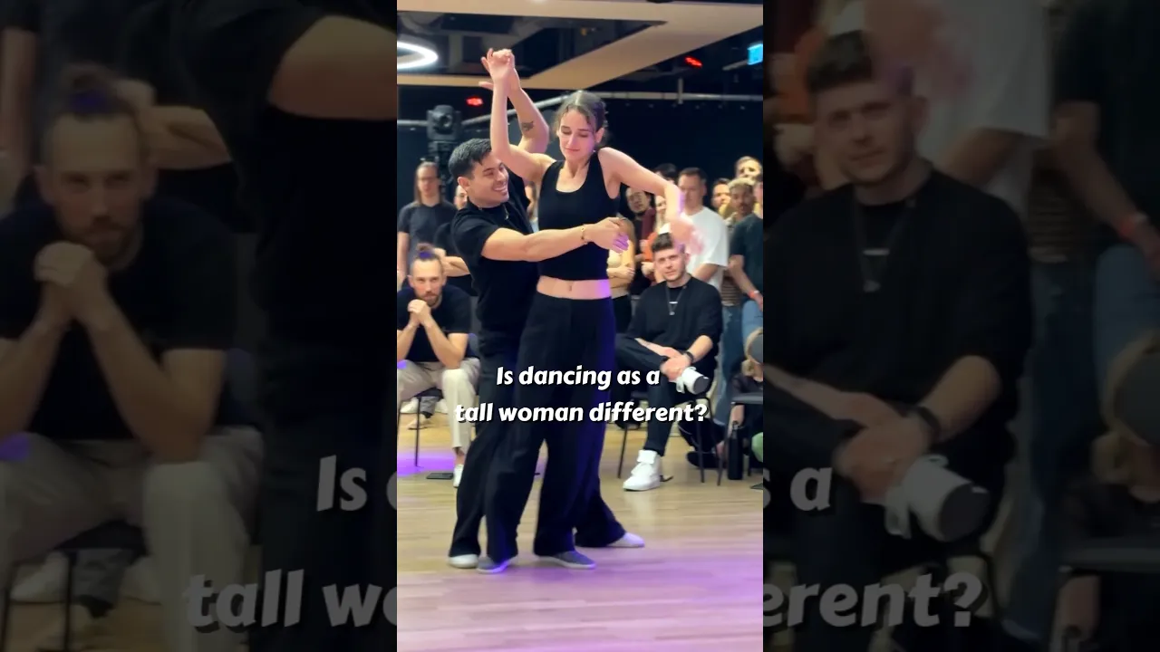 Dancing as a tall girl 🗽🩷 #improv #westcoastswing