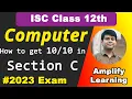 Section C in Computer Science 2023 Important Stack Queue Inheritance Linked List Binary Tree