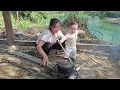 The stepmother wants to sell the sand that Linh had worked hard to collect.