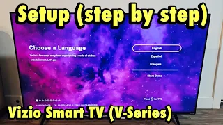 VIZIO Smart TV V-Series How to Setup step by step