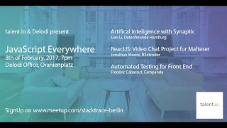Talent io MeetUp JavaScript Everywhere