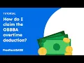 How to claim the OBBBA overtime deduction on FreeTaxUSA