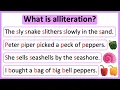 What is alliteration Alliteration in English Learn with examples