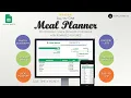 How to Weekly Meal Plan Prep All-in-One Meal Planner Template for Google Sheets