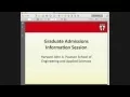 Graduate Admissions Information Session