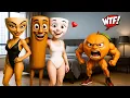 Lagu Tung Tung Sahur avenges Udin Din Dun for Ballerina Cappuccina | Funny Horror Granny Animation