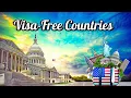 Visa-Free Countries for US Passport Holders in 2025 Visa on Arrival and eVisa Guide