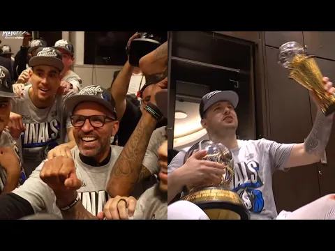 Download MP3 Dallas Mavericks locker room celebrate advancing to NBA Finals