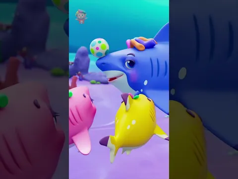 El Tiburón Bebé más divertido del mar #shorts #rimasinfantiles #kaboochi #babyshark #kidsrhymes