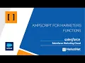 AMPscript Course for Marketers - Functions Format Concat Propercase