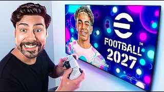 JOGUEI O NOVO EFOOTBALL 2027 PELA PRIMEIRA VEZ!